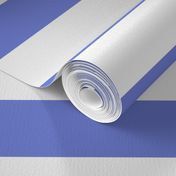 3 Inch Rugby Stripe Periwinkle and White