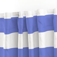 3 Inch Rugby Stripe Periwinkle and White