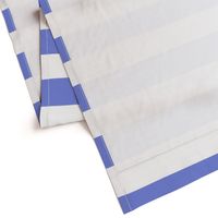 3 Inch Rugby Stripe Periwinkle and White