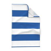 3 Inch Rugby Stripe Royal Blue and White