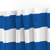3 Inch Rugby Stripe Royal Blue and White