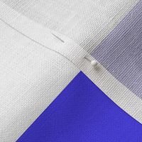 3 Inch Rugby Stripe Neon Periwinkle and White