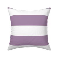 3 Inch Rugby Stripe Boho Violet and White