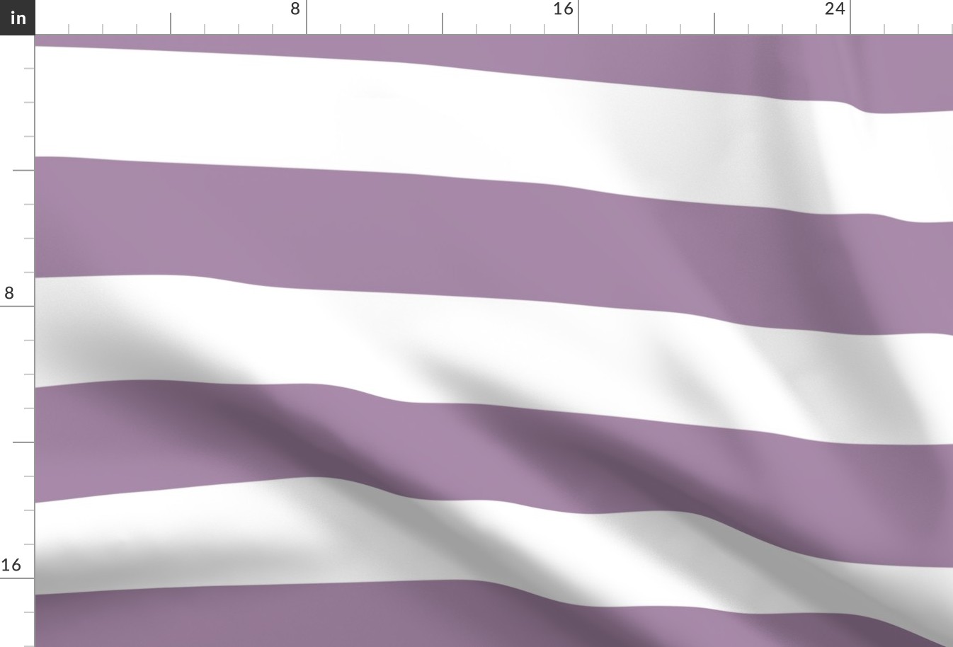 3 Inch Rugby Stripe Boho Violet and White