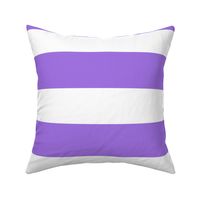 3 Inch Rugby Stripe Lilac and White