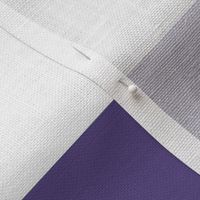 3 Inch Rugby Stripe Ultraviolet and White