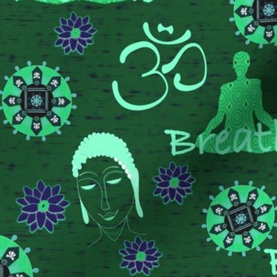 Breathe & Meditate - Green