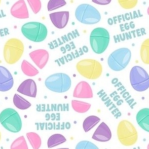 Official Egg Hunter - Easter eggs - plastic Easter egg hunt - OG - LAD22