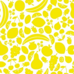 Fruits Mix - White Yellow 