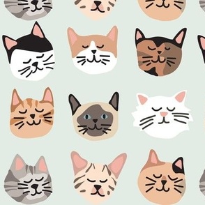 Kitty Cat Faces detailed 2 in