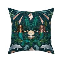 Mermaid Garden Under the Sea (large scale) 