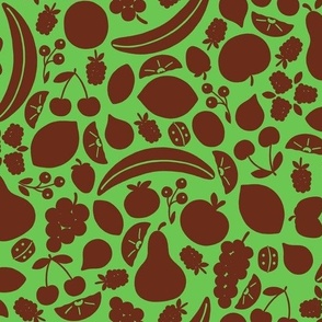 Fruits Mix - Green Brown 