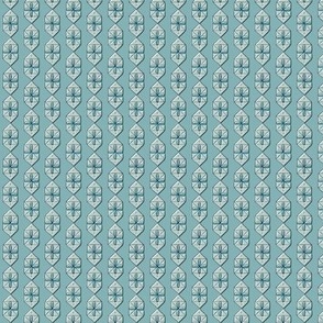 Tinsel (Turquoise) || midcentury garland stripes