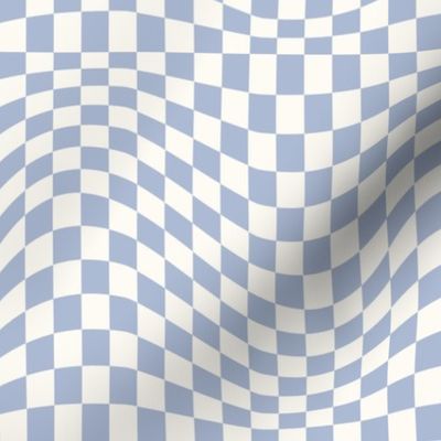 Small Sky Wavy Checkerboard