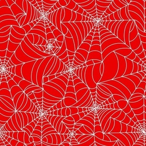Spiderwebs Redwhite