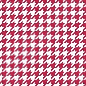 Small Scale Viva Magenta Houndstooth Pantone Color Of The Year 2023