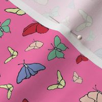 Butterflies (Bright Pink)