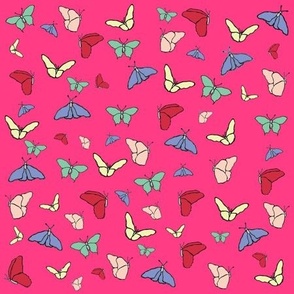 Butterflies (Hot Pink)