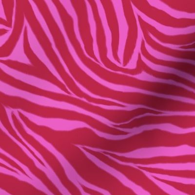 Hot Pink & Viva Magenta Zebra Print