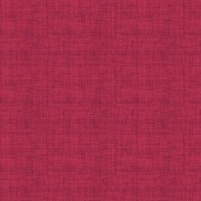 Viva Magenta  Linen Texture - Ditsy  Scale - be3455 Pantonecoty2023 Pink Red Carmine