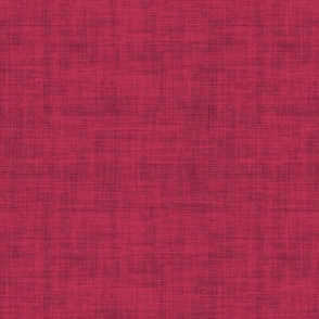 Viva Magenta  Linen Texture - Large Scale - be3455 Pantonecoty2023 Pink Red