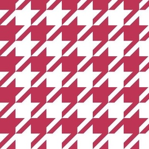 Viva Magenta ,color of the year 2023 ,houndstooth medium scale
