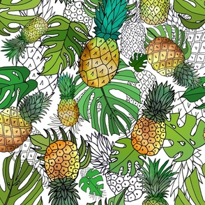 Tumbling Pineapples (large scale) 
