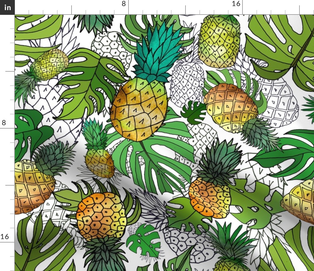 Tumbling Pineapples (large scale) 