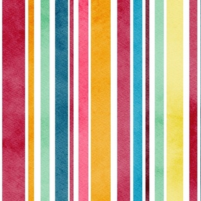 viva magenta rustic stripes - colorful stripes - viva magenta wallpaper and fabric