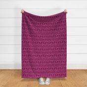 Warm Cozy Winter Knits - MEDIUM - Viva Magenta Red