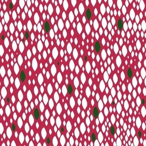 Viva Magenta and Evergreen Holiday print