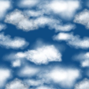 Blue Cloudy Sky  