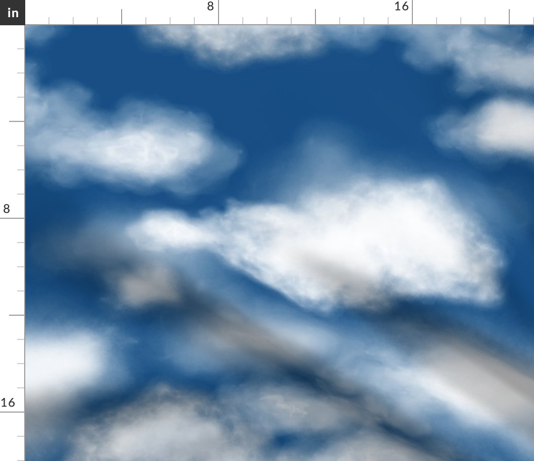 Blue Cloudy Sky (large scale) 
