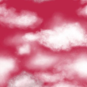 Magenta Cloudy Sky (large scale) 