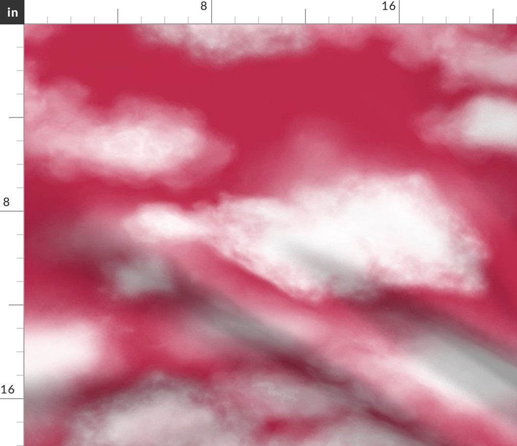 Magenta Cloudy Sky (large scale) 