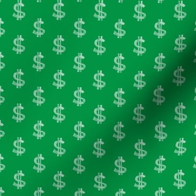 (small scale) $ dollar signs - money - green V2 - LAD22