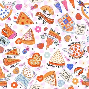 Pizza Fun Valentine (white) medium 