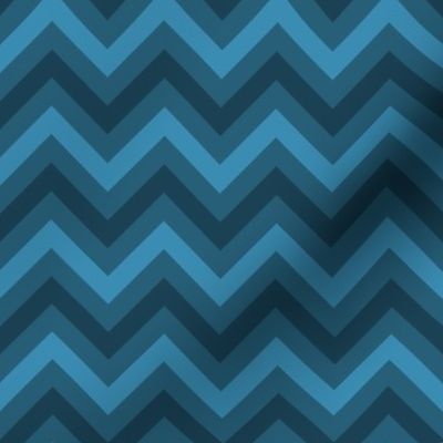 Deep Dark Blue Multicolored Seamless Chevron Pattern for Wallpaper and Fabric