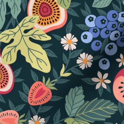 Delicious Ditsy Fruits wallpaper