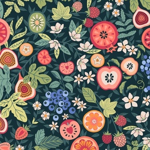 Delicious Ditsy Fruits wallpaper