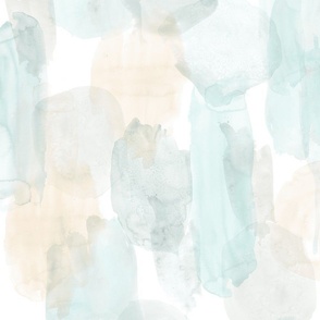 watercolor abstract cool neutral colors 