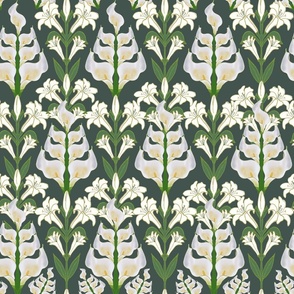 Lilies Poisonous Plants Pattern 2.0