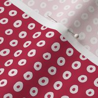 Dots with dots - Viva magenta - extra small