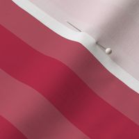 Two-Tone Color of the Year Viva Magenta with Tonal Vertical Sailor  Stripes