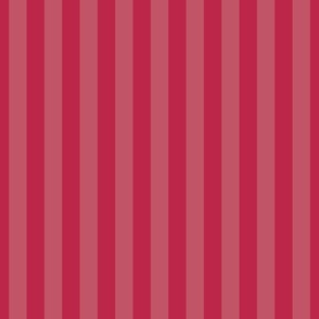 Two-Tone Color of the Year Viva Magenta with Tonal Vertical Sailor  Stripes