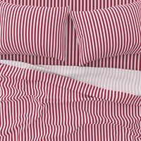 Color of the Year Viva Magenta with White Vertical Pin Stripes