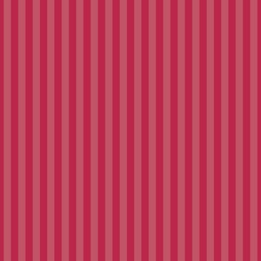 Two-Tone Color of the Year Viva Magenta with Tonal Vertical Pin  Stripes