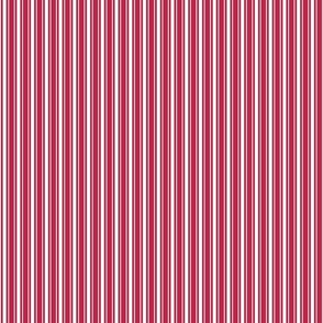 Two-Tone Color of the Year Viva Magenta with Tonal Vertical Narrow Ticking Stripes