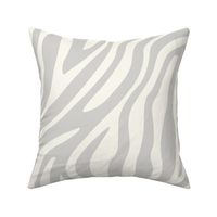 1403 jumbo - Zebra Stripes - Greige and Cream