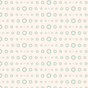 hand drawn dots - aqua